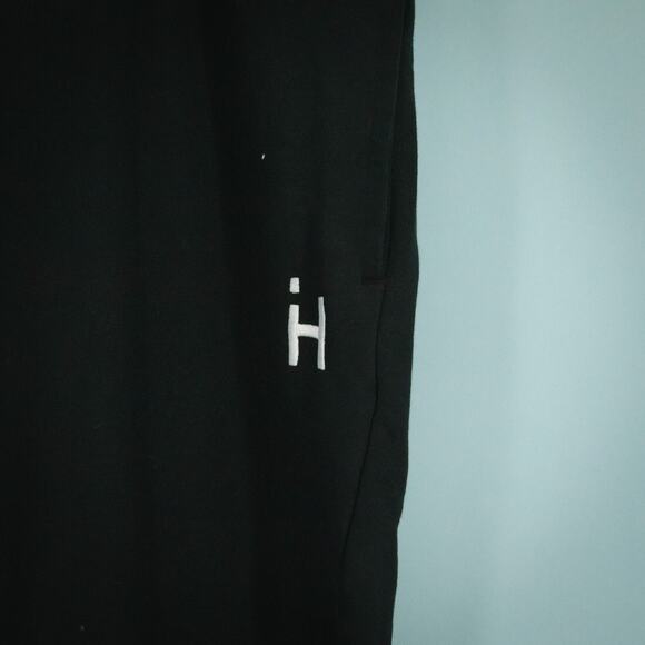 Adidas Men's Size XL Black Fleece Drawstring Pull On Jogger Knit Sweatpants A436 - Picture 3 of 8